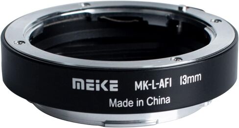 حلقة محوّل أنبوب تمديد Macro المعدني من Mike L-AF1 (13 مم + 18 مم) لكاميرا Panasonic Lumix Sigma Leica L-Mount Mirrorless مثل S1 S1R S1H S5 FP in Kuwait