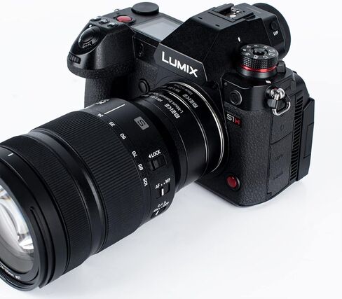 حلقة محوّل أنبوب تمديد Macro المعدني من Mike L-AF1 (13 مم + 18 مم) لكاميرا Panasonic Lumix Sigma Leica L-Mount Mirrorless مثل S1 S1R S1H S5 FP in Kuwait