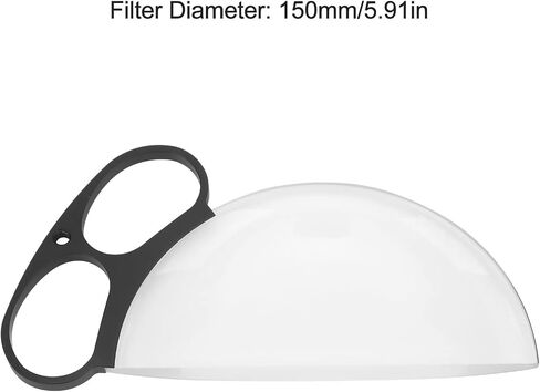 150mm Handheld Diopter Half Moon Special Blur Effects Filter Close Up Photography Camera Accessories Change The Number of Subjects​ 150mm Subtle Kaleidoscope in Saudi Arabia
