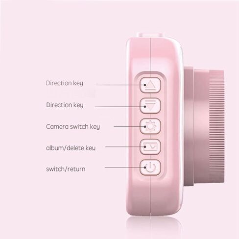 Kids Digital Camera, 40MP Children's Camera with Large Screen,High Definition Dual Lens Selfie Camera Toy Camera Kids Camcorder Suitable for Students, Teens, Kids in Kuwait