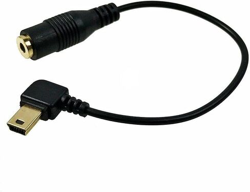 CamDesign 3.5mm Female to Mini USB Male Microphone Adapter Audio Transfer Cable Cord Compatible with GoPro Hero 1 2 3 Hero3+ Hero4 & Sports in Saudi Arabia
