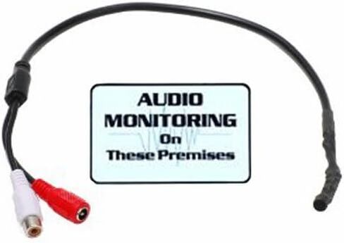 VideoSecu High Sensitive Audio Pickup Device External Amplified Microphone Sound Voice Collecting with Bonus Warning Decal WD6 in Saudi Arabia