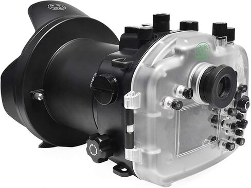SeaFrogs Waterproof Housing Waterproof Case w/Vacuum Pump VPS-100 & 6 inch Wide Angle Dome Port Kit for Sony A7R IV A7R4 in Kuwait