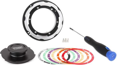 Wooden Camera PL Modification Kit for Canon C300mkII Camera, Lens Mount Adaptor for PL Lenses, Includes Tools for Installation in Saudi Arabia
