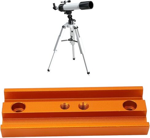 107mm 4.2 inches Dovetail Mounting Plate, Full Metal 1/4 Inch Thread Telescope Adapter Mount Base, Dovetail Saddles Mounting Rail, Astronomical Telescope Accessories in Kuwait
