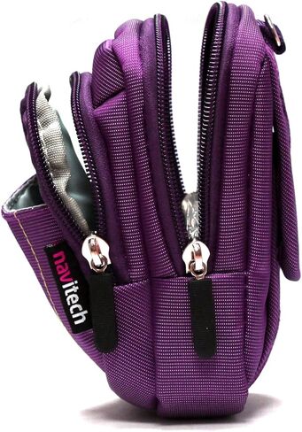 Navitech Black Protective Portable Handheld Binocular Case and Travel Bag Compatible with The Leica Monovid 8 x 20 (with Belt and Shoulder Strap) in Saudi Arabia