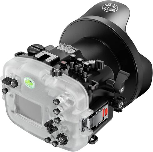 Seafrogs 40M/130FT Underwater Camera Housing Waterproof Case for Sony FX3 with 6" Dome Port, Compatible with Sony FE12-24 F4 and FE16-35 F4 Lens(Zoom Rings for FE12-24 F4 and FE16-35 F4 Included) in Saudi Arabia