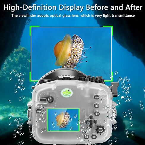 Seafrogs 40M/130FT Underwater Camera Housing Waterproof Case for Sony FX3 with 6" Dome Port, Compatible with Sony FE12-24 F4 and FE16-35 F4 Lens(Zoom Rings for FE12-24 F4 and FE16-35 F4 Included) in Saudi Arabia