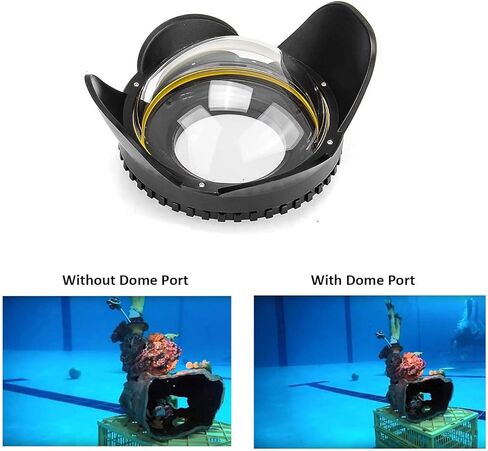 Seafrogs [60m/195ft] Underwater Camera Waterproof case w/Fisheye Wide Angle Lens Dome Port Kit for Sony RX100 I II III IV V RX100 M2 M3 M4 M5 in Saudi Arabia