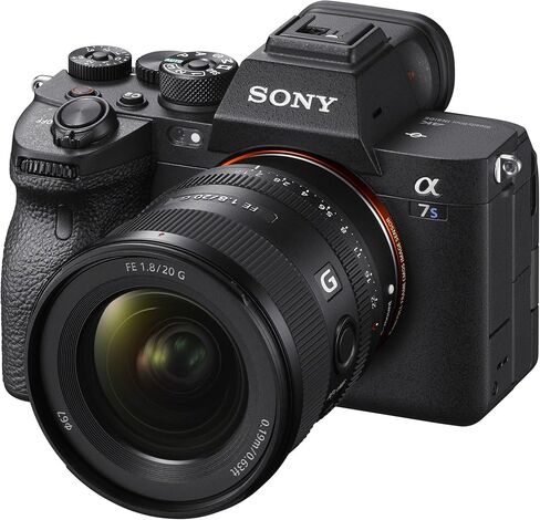 Sony a7S III Full Frame Mirrorless Camera Body with Sony FE 20mm F1.8 G Full-Frame Lens SEL20F18G ILCE-7SM3/B Bundle with Deco Gear Photography Backpack Case, Software and Accessories in Saudi Arabia