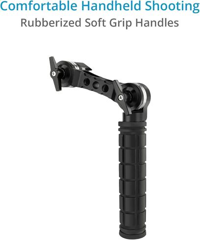 مجموعة مقبض روزيت يونيفرسال 19 مم/15 مم من CAMTREE Hunt لكاميرات DSLR وكاميرا الفيديو على الكتف. تجربة تصوير مستقرة ومريحة (CH-1915-RH) in Kuwait