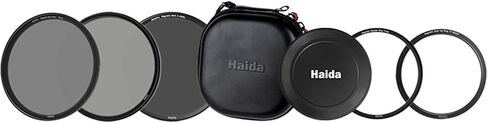 Haida NanoPro Magnetic ND Kit Contain Filter Adapter Ring and Bag ND0.9/1.8/3.0 Filter Magnetic Lens Cap Small to Large Step-up Ring Filter 82MM in Saudi Arabia
