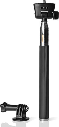 Circuit City Extendable Waterproof Selfie Stick | Extra-Long 42" Extending Monopod with Lanyard | Steel Telescoping Hand Grip Pole for GoPro and Other Action Cameras in Kuwait