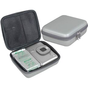 حقيبة سفر Hermitshell صلبة مصنوعة من مادة EVA لكاميرا Fujifilm Instax Mini Liplay Hybrid الفورية (للكاميرا+الفيلم، أسود)