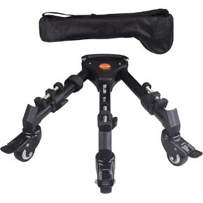 TD-30 Photography Professional Heavy Duty Tripod Dolly with Rubber Wheels and Adjustable Leg Mounts, Compatible with Most Tripods Perfect for Cameras Camcorder and Lighting Equipment in Kuwait