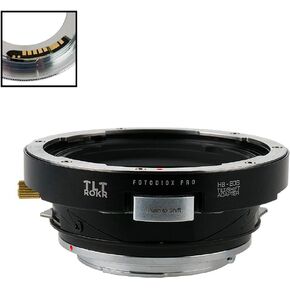 Fotodiox Pro TLT ROKR - محوّل تركيب عدسة متحركة/متحولة متوافق مع عدسات Hasselblad V-Mount SLR لكاميرا Canon EOS (EF، EF-S) Mount D/SLR - مع رقاقة تأكيد التركيز Gen10 in Saudi Arabia