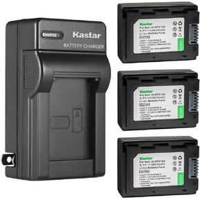Kastar IA-BP210E AC Wall Battery Charger Replacement for Samsung HMX-S15BP, HMX-S16, SMX-F40, SMX-F40BN, SMX-F40LN, SMX-F40RN, SMX-F40SN, SMX-F43, SMX-F43BN, SMX-F44, SMX-F44BN, SMX-F44BP in Kuwait