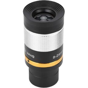 DAUERHAFT Zoom Eyepiece Lens,Astronomical Telescope Zoom Eyepiece Lens,8-24mm Zoom Eyepiece Optic Telescope Lens,with Fully Coated Optical Lens,for Star Watching Astronomical Use,1.25In Telescopes in Saudi Arabia