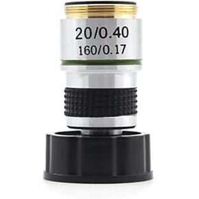 Handheld Digital Microscope Accessories 185 Microscope Objective, 20X Biological Microscope Parts Accessories Microscope Accessories (Color : Silver) in Kuwait