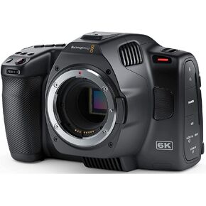 Blackmagic Design Pocket Cinema Camera 6K G2, EF Mount | Super 35 6K film camera with brighter HDR screen and EF mount (CINECAMPOCHDEF6K2) in Kuwait