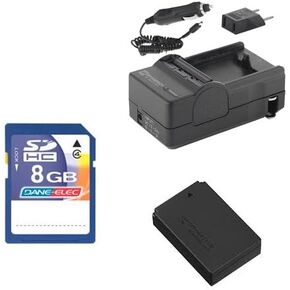 Canon EOS M2 Digital Camera Accessory Kit Includes: SDLPE12 Battery, SDM-1561 Charger, KSD48GB Memory Card in Saudi Arabia