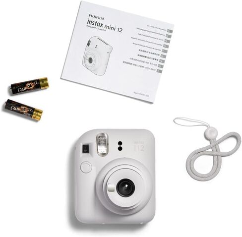 instax mini 12 Camera, Clay White in Saudi Arabia