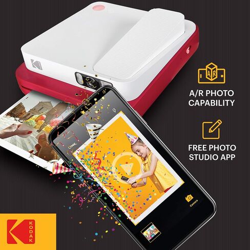 KODAK Smile Classic Digital Instant Camera with Bluetooth (Red) Travel Kit in Saudi Arabia