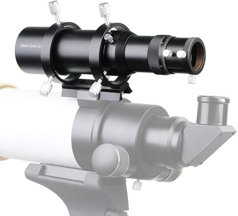 ZAPION 50 مم نطاق مكتشف فاخر مدمج 1.25 تركيز حلزوني مزدوج متوافق مع تلسكوب علم الفلك in Kuwait