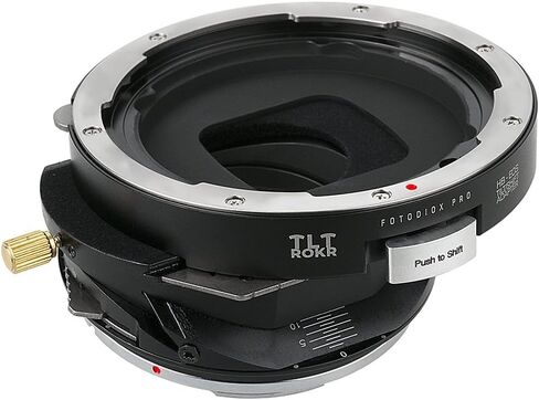 Fotodiox Pro TLT ROKR - محوّل تركيب عدسة متحركة/متحولة متوافق مع عدسات Hasselblad V-Mount SLR لكاميرا Canon EOS (EF، EF-S) Mount D/SLR - مع رقاقة تأكيد التركيز Gen10 in Saudi Arabia