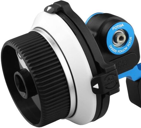 Fotga DP3000 M1 Follow Focus With Gear Belt Ring Compatible With Rebel T6i, T7i, T6, EOS 7D Mark II, 6D II, 5D Mark III IV, 80D Nikon D850 D800 D750 D7500 Panasonic GH5S GH5 GHS Olympus EM10II EM5 in Kuwait