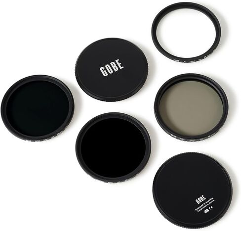 Gobe 40.5mm UV, Circular Polarizing (CPL), ND8, ND1000 Lens Filter Kit in Saudi Arabia