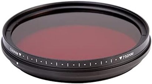 Adjustable IR Infrared Infra-Red X-Ray Lens Filter 530/590/630/680/720/750 nm for 46 49 52 55 58 62 67 72 77 82 mm DSLR Camera (Caliber : 77mm) in Saudi Arabia