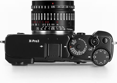 TTArtisan 35mm F0.95 APS-C Large Aperture Manual Focus Mirrorless Cameras Lens for EOS-M Mount Compatible with M1 M2 M3 M6 M6II M10 M50 M100 M200 in Kuwait