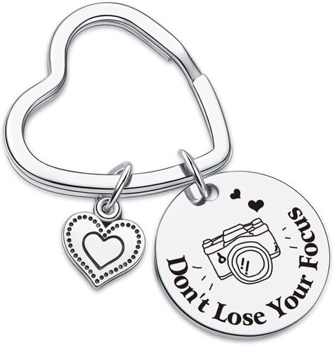 7RVZM Photography Keychain Camera Charm Keychain Camera Lovers Keyring in Saudi Arabia