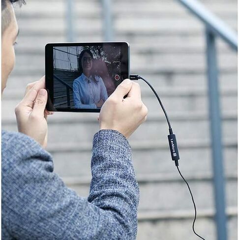 Saramonic Broadcast Lavalier Microphone with Lightning Output Connector Professional Video Microphone (LAVMICRODI) in Kuwait