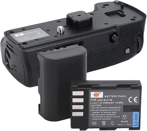 DSTE Replacement for DMW-BGGH5 Vertical Battery Grip + 2X DMW-BLF19 BLF19E Compatible Panasonic GH5 GH5S Lumix DC-GH5 Digital Camera in Saudi Arabia