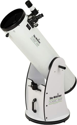 Sky-Watcher Classic 200 Dobsonian 8-inch Telescope – Solid-Tube – Simple, Traditional Design – Easy to Use, Perfect for Beginners, White (S11610) in Saudi Arabia