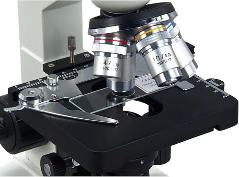 OMAX 40X-2500X LED Lab Trinocular Microscope + Slide Preparation Kit + Blank Slides + Covers + Lens Paper in Kuwait