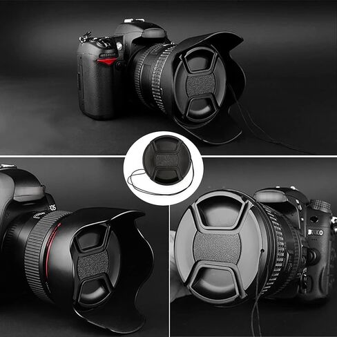 PCTC 72mm Front Lens Cap Lens Cover, 72mm Camera Lens Cap Cover for Nikon NIKKOR Z 24-70mm f/4 S Lens for Nikon Z6 Z7 Z 7II Z6 II Camera (2 Pack) in Saudi Arabia