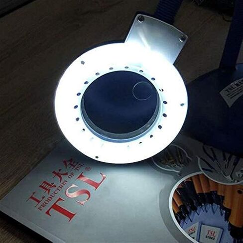 المكبر HD سطح المكتب مصباح زجاجي مكبر مع أضواء LED 5-10 مرات إصلاح الهاتف المحمول الإلكتروني المسنين القراءة تحديد المجهر in Kuwait