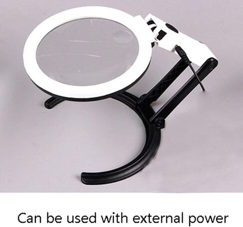 صيانة سطح المكتب عدسة مكبرة للقراءة لرجل يبلغ من العمر 10 مرات عالية الدقة LED in Kuwait