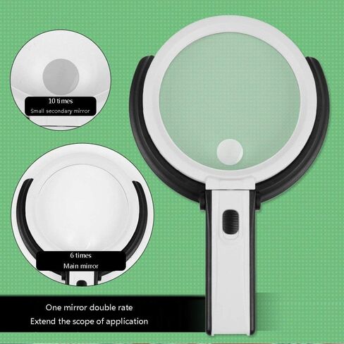 صيانة سطح المكتب عدسة مكبرة للقراءة لرجل يبلغ من العمر 10 مرات عالية الدقة LED in Kuwait