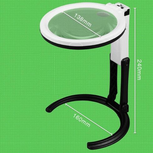 صيانة سطح المكتب عدسة مكبرة للقراءة لرجل يبلغ من العمر 10 مرات عالية الدقة LED in Kuwait