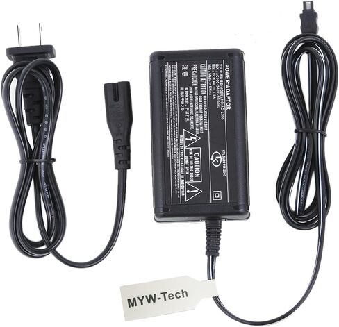 AC DC Adapter Charger for Sony DCR-TRV828 (NOT fit Other Models) Handycam Camcorder Video Camera Recorder DC-in Power Supply Battery Charging Cord Cable Adaptor Wire, MYW-Tech Compatible Replacement in Kuwait