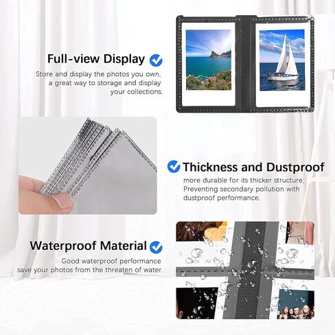 عبوتان، ألبوم صور 432 جيبًا لكاميرا Fujifilm Instax Mini، كاميرا بولارويد، لكاميرا Fujifilm Instax Mini 11 90 70 9 8+ 8 LiPlay الفورية، كاميرا Polaroid Snap SnapTouch PIC-300 Z2300 الفورية in Kuwait