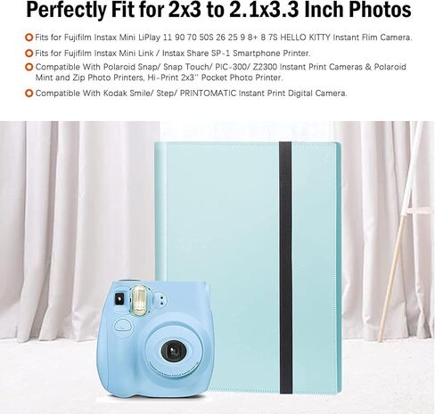 عبوتان، ألبوم صور 432 جيبًا لكاميرا Fujifilm Instax Mini، كاميرا بولارويد، لكاميرا Fujifilm Instax Mini 11 90 70 9 8+ 8 LiPlay الفورية، كاميرا Polaroid Snap SnapTouch PIC-300 Z2300 الفورية in Kuwait