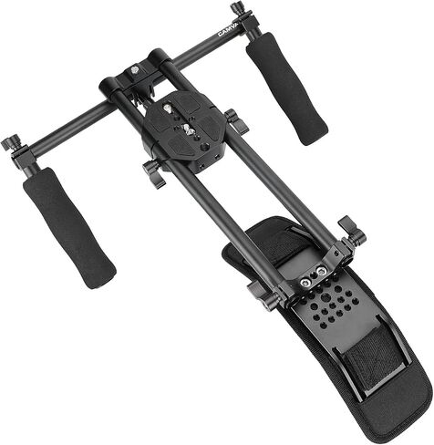CAMVATE Handheld Shoulder Mount Kit with Sliding Base Plate & Sponge-Covered Handgrip Pair for DSLR Camera - 3029 in Saudi Arabia