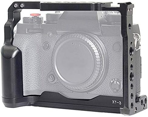 Foto4easy Professional Camera cage with Cold Shoe Mount and Quick Release Plate for Fujifilm X-T2 X-T3 Camera in Saudi Arabia