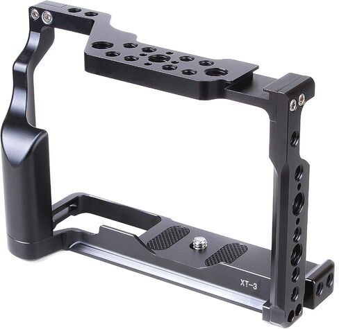 Foto4easy Professional Camera cage with Cold Shoe Mount and Quick Release Plate for Fujifilm X-T2 X-T3 Camera in Saudi Arabia