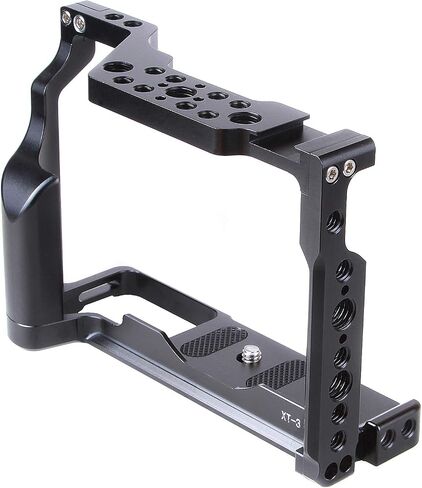 Foto4easy Professional Camera cage with Cold Shoe Mount and Quick Release Plate for Fujifilm X-T2 X-T3 Camera in Saudi Arabia
